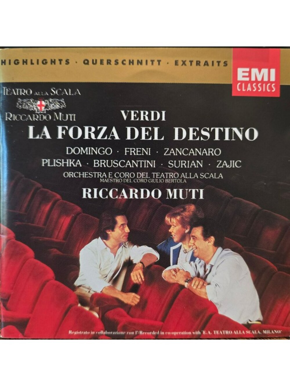 Verdi La Forza Del Destino Highlights -  Riccardo Muti Teatro Alla Scala 37959cd